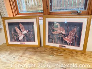 MaxSold Auction: Two Duck Prints in Frames  - South Dundas (Ontario, Canada) SELLER MANAGED Estate Sale Online Auction - Main Street