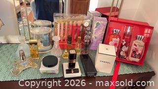 MaxSold Auction: Vanity Accouterments, Chanel No5, Makeup Brushes, Perfumes, Decanters  and more lot 226 - South Dundas (Ontario, Canada) SELLER MANAGED Estate Sale Online Auction - Main Street