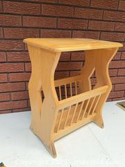 MaxSold Auction: Vintage Magazine Book Stand Side Table - South Dundas (Ontario, Canada) SELLER MANAGED Estate Sale Online Auction - Main Street
