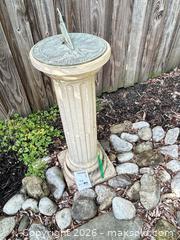 MaxSold Auction: Classical Column Sundial with Pedestal - Eldersburg (Maryland, USA) PARTNER MANAGED Moving Online Auction - Streaker Road