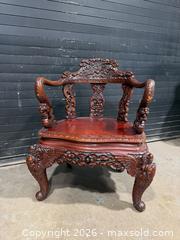 MaxSold Auction: Vintage Chinese Rosewood Carved Dragon Armchair - Hatboro (Pennsylvania, USA) PARTNER MANAGED Estate Sale Online Auction -  Jacksonville Road