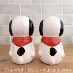 MaxSold Auction: Vintage B&M Inc., Snoopy Salt and Pepper Shakers, 1970s Taiwan - Toronto (Ontario, Canada) SELLER MANAGED Reseller Online Auction - Ellsworth Avenue