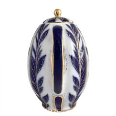 MaxSold Auction: Vintage Lomonosov Russian Porcelain "Winter Evening" Coffee Pot, 22k Gold Cobalt Tulip - 1980s - Toronto (Ontario, Canada) SELLER MANAGED Reseller Online Auction - Ellsworth Avenue