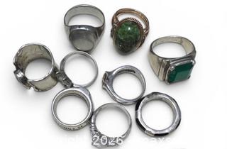 MaxSold Auction: Vintage Silver Rings - Gig Harbor (Washington, USA) SELLER MANAGED Downsizing Online Auction - 64th Street