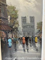 MaxSold Auction: Pair Mid-Century Framed Parisienne Street Scene Oil Paintings On Canvas Artist Signed Antonio DeVity - Toronto (Ontario, Canada) PARTNER MANAGED Reseller Online Auction - Railside Road
