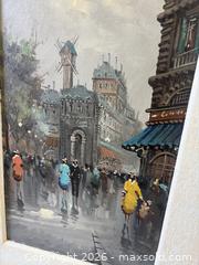MaxSold Auction: Pair Mid-Century Framed Parisienne Street Scene Oil Paintings On Canvas Artist Signed Antonio DeVity - Toronto (Ontario, Canada) PARTNER MANAGED Reseller Online Auction - Railside Road