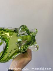 MaxSold Auction: Wild Mid-Century Modern Green Hued Art Glass Tentacle Bowl   - Toronto (Ontario, Canada) PARTNER MANAGED Reseller Online Auction - Railside Road