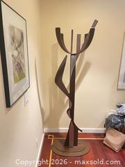 MaxSold Auction: Gregory Hawthorne Sculptural Metal Coat Rack, Bronze Patina - San Francisco (California, USA) PARTNER MANAGED Downsizing Online Auction - Moraga Street (CONDO)