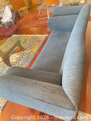 MaxSold Auction: Lola Contemporary Navy Chenille 3-Seater Sofa - San Francisco (California, USA) PARTNER MANAGED Downsizing Online Auction - Moraga Street (CONDO)