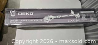 MaxSold Auction: 20V Cordless Tiller Cultivator,48 Steel Tines Garden Tiller - Toronto (Ontario, Canada) SELLER MANAGED Reseller Online Auction - Birchmont Road (STORAGE)