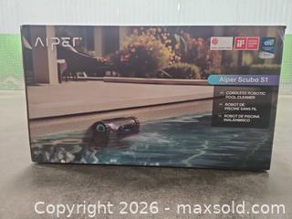 MaxSold Auction: AIPER Scuba S1 Robotic Pool Cleaner, Wall & Waterline Cleaning Machine  - Toronto (Ontario, Canada) SELLER MANAGED Reseller Online Auction - Birchmont Road (STORAGE)