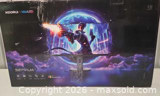 MaxSold Auction: Koorui Mini Led 4 K UHF Monitor 27 Inch - Toronto (Ontario, Canada) SELLER MANAGED Reseller Online Auction - Birchmont Road (STORAGE)