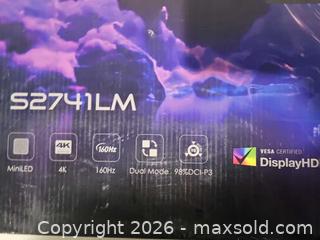 MaxSold Auction: Koorui Mini Led 4 K UHF Monitor 27 Inch - Toronto (Ontario, Canada) SELLER MANAGED Reseller Online Auction - Birchmont Road (STORAGE)