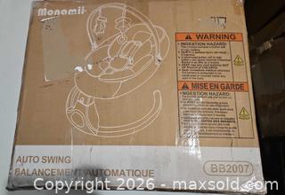MaxSold Auction: Monamii Baby Auto swing  - Toronto (Ontario, Canada) SELLER MANAGED Reseller Online Auction - Birchmont Road (STORAGE)