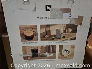 MaxSold Auction: Nespresso Vertuo Next Coffee and Espresso Machine by Breville - Toronto (Ontario, Canada) SELLER MANAGED Reseller Online Auction - Birchmont Road (STORAGE)