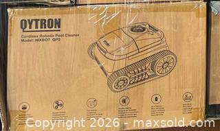 MaxSold Auction: Qytron NIXBOT QP5 Robotic Pool Cleaner, Dual-Motor Turbine  - Toronto (Ontario, Canada) SELLER MANAGED Reseller Online Auction - Birchmont Road (STORAGE)