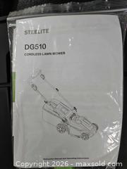 MaxSold Auction: Steelite Cordless Electric 40v Lawnmower  - Toronto (Ontario, Canada) SELLER MANAGED Reseller Online Auction - Birchmont Road (STORAGE)
