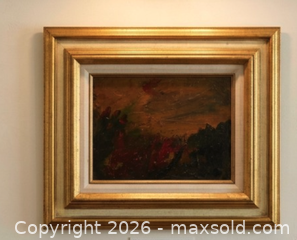MaxSold Auction: Pair of Harold H. Elliott (1890-1968) Original Expressionist Oil Paintings  - Metro Vancouver A (British Columbia, Canada) UBC Endowment Lands SELLER MANAGED Estate Sale Online Auction - Wesbrook Crescent