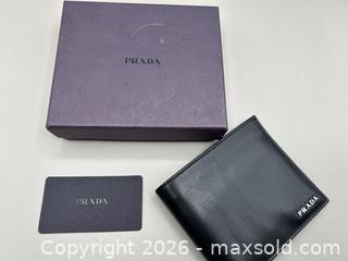 MaxSold Auction: Prada Men's Vitello Genuine Leather Wallet - Metro Vancouver A (British Columbia, Canada) UBC Endowment Lands SELLER MANAGED Estate Sale Online Auction - Wesbrook Crescent
