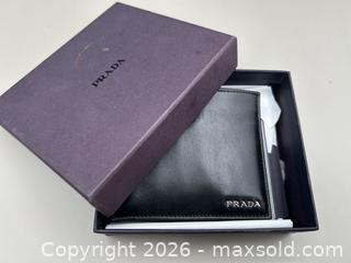 MaxSold Auction: Prada Men's Vitello Genuine Leather Wallet - Metro Vancouver A (British Columbia, Canada) UBC Endowment Lands SELLER MANAGED Estate Sale Online Auction - Wesbrook Crescent