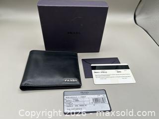 MaxSold Auction: Prada Men's Vitello Genuine Leather Wallet - Metro Vancouver A (British Columbia, Canada) UBC Endowment Lands SELLER MANAGED Estate Sale Online Auction - Wesbrook Crescent