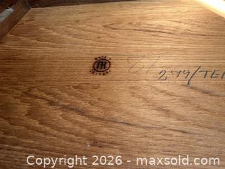 MaxSold Auction: Vintage Fritz Hansen (FH) Danish Modern Teak Side Table - Metro Vancouver A (British Columbia, Canada) UBC Endowment Lands SELLER MANAGED Estate Sale Online Auction - Wesbrook Crescent