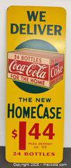 MaxSold Auction: Vintage Coca-Cola Delivery Board Sign - Toronto (Ontario, Canada) PARTNER MANAGED Reseller Online Auction - Queen Street West
