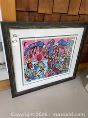 MaxSold Auction: Norval Morrisseau Between Two Worlds Ltd. Ed. Print  A - Portland (Ontario, Canada) Moving Online Auction - R29 Road 