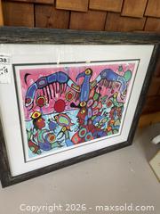 MaxSold Auction: Norval Morrisseau Between Two Worlds Ltd. Ed. Print  A - Portland (Ontario, Canada) Moving Online Auction - R29 Road 