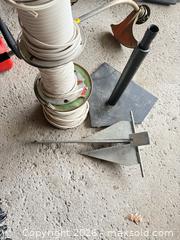 MaxSold Auction: Lot: 2-conductor Flat Electrical Cable on Spools, Anchors & Stand B - Newmarket (Ontario, Canada) Downsizing Online Auction - Alex Doner Drive
