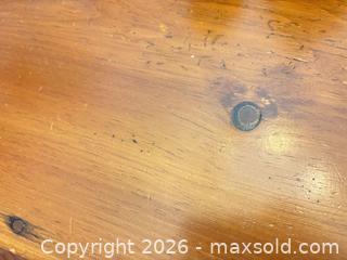 MaxSold Auction: Solid Wood Farmhouse Dining Table D - Newmarket (Ontario, Canada) Downsizing Online Auction - Alex Doner Drive
