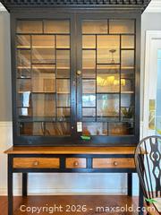 MaxSold Auction: Solid Wood Hutch / China Cabinet D - Newmarket (Ontario, Canada) Downsizing Online Auction - Alex Doner Drive