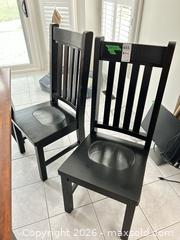MaxSold Auction: Solid Wood Mission/Farmhouse/Rustic Chairs D - Newmarket (Ontario, Canada) Downsizing Online Auction - Alex Doner Drive