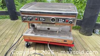MaxSold Auction: Astoria 2-Group Commercial Espresso Machine, Stainless Steel  - Leeds And The Thousand Islands (Ontario, Canada) SELLER MANAGED Downsizing Online Auction - 1000 Islands Parkway