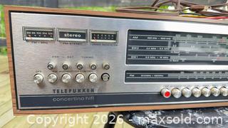 MaxSold Auction: Telefunken Concertino 205 Stereo Receiver with Matching Speakers - Leeds And The Thousand Islands (Ontario, Canada) SELLER MANAGED Downsizing Online Auction - 1000 Islands Parkway