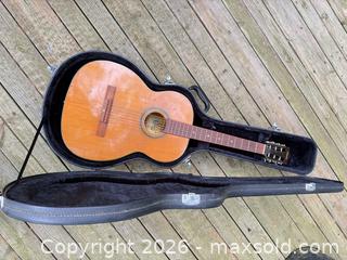 MaxSold Auction: Yamaha Classical Nylon-String Guitar, Full Size, Natural/Sunburst - Leeds And The Thousand Islands (Ontario, Canada) SELLER MANAGED Downsizing Online Auction - 1000 Islands Parkway