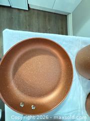 MaxSold Auction: 12 -Piece Copper/Orange Non-Stick Cookware Set - Central Saanich (British Columbia, Canada) PARTNER MANAGED Moving Online Auction - Butler Crescent