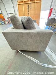 MaxSold Auction: Gray Modern Four-Seater Fabric Sofa - Central Saanich (British Columbia, Canada) PARTNER MANAGED Moving Online Auction - Butler Crescent