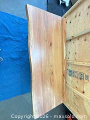 MaxSold Auction: Live Edge Solid Wood Console Table with Hairpin Metal Legs - Central Saanich (British Columbia, Canada) PARTNER MANAGED Moving Online Auction - Butler Crescent