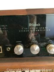 MaxSold Auction: McIntosh C26 Stereo Preamplifier - Los Angeles (California, USA) PARTNER MANAGED Estate Sale Online Auction - Waring