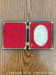 MaxSold Auction: Victorian Vulcanite Daguerreotype Photo Case, Black/Red - Los Angeles (California, USA) SELLER MANAGED Downsizing Online Auction - Fallbrook Avenue.