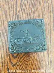 MaxSold Auction: Victorian Vulcanite Daguerreotype Photo Case, Black/Red - Los Angeles (California, USA) SELLER MANAGED Downsizing Online Auction - Fallbrook Avenue.