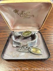 MaxSold Auction: Vintage LUXURY Art Deco Sterling Silver Mechanical Wristwatch - Los Angeles (California, USA) SELLER MANAGED Downsizing Online Auction - Fallbrook Avenue.