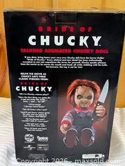 MaxSold Auction: Chucky Talking Animated Doll Mint in Box - Kingston (Ontario, Canada) SELLER MANAGED Downsizing Online Auction - Woodbine Road