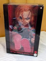 MaxSold Auction: Chucky Talking Animated Doll Mint in Box - Kingston (Ontario, Canada) SELLER MANAGED Downsizing Online Auction - Woodbine Road