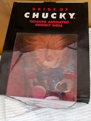 MaxSold Auction: Chucky Talking Animated Doll Mint in Box - Kingston (Ontario, Canada) SELLER MANAGED Downsizing Online Auction - Woodbine Road