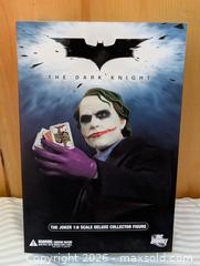 MaxSold Auction: DC Direct The Joker Dark Knight Figure 1/6 Scale MINT  - Kingston (Ontario, Canada) SELLER MANAGED Downsizing Online Auction - Woodbine Road