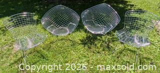 MaxSold Auction: MCM Steel Chairs Grid Waffle Lounger  - Kingston (Ontario, Canada) SELLER MANAGED Downsizing Online Auction - Woodbine Road