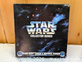 MaxSold Auction: Star Wars Figures Grand Moff Tarkin and Imperial Gunner MINT 12" Kenner  - Kingston (Ontario, Canada) SELLER MANAGED Downsizing Online Auction - Woodbine Road