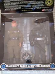 MaxSold Auction: Star Wars Figures Grand Moff Tarkin and Imperial Gunner MINT 12" Kenner  - Kingston (Ontario, Canada) SELLER MANAGED Downsizing Online Auction - Woodbine Road